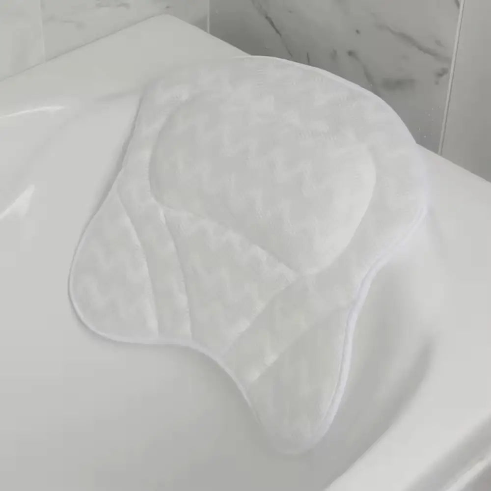 Gominimo Butterfly 4D Mesh Bathtub Pillow Spa 6 Suction Cups Breathable Cushion - Home & Garden > Bedding > Pillows
