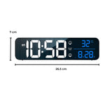 GOMINIMO Digital Clock Mirrored Black - GO-CK-103-FKT - Home & Garden > Decor