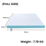 GOMINIMO Dual Layer Mattress Topper 3 inch with Gel Infused (Full) GO-MTP-105 - Furniture > Mattresses