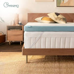 GOMINIMO Dual Layer Mattress Topper 3 inch with Gel Infused (Twin) GO-MTP-104 - Furniture > Mattresses