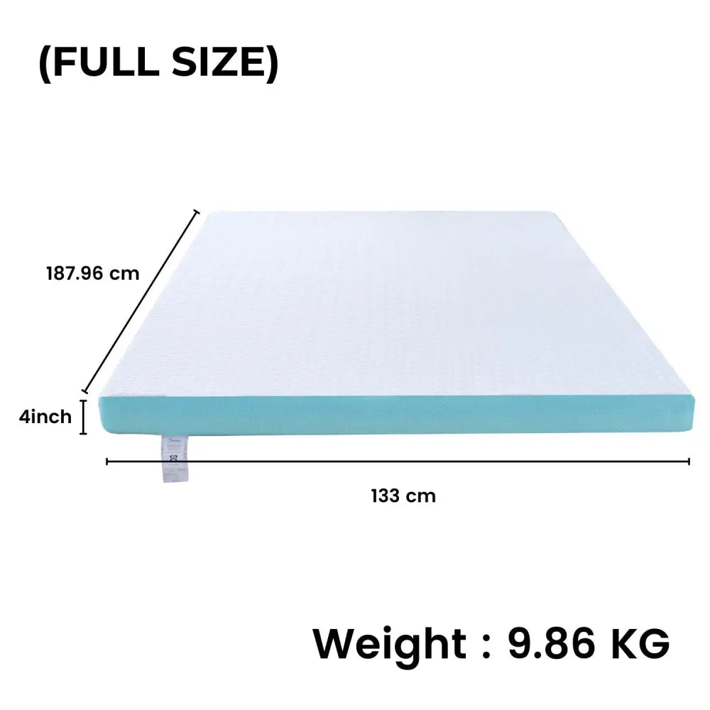 GOMINIMO Dual Layer Mattress Topper 4 inch with Gel Infused (Full) GO-MTP-109 - Furniture > Mattresses
