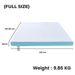 GOMINIMO Dual Layer Mattress Topper 4 inch with Gel Infused (Full) GO-MTP-109 - Furniture > Mattresses