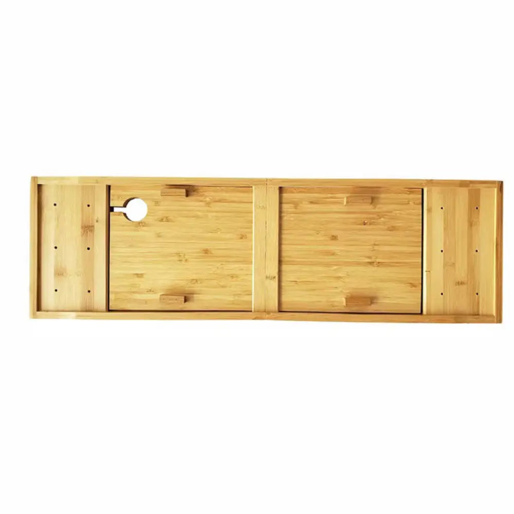 GOMINIMO Expandable Bamboo Bathup Caddy Trays GO-BBC-100-HYB - Home & Garden > Bathroom Accessories