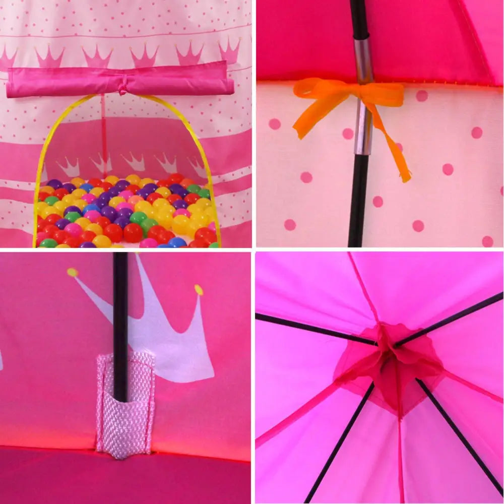 GOMINIMO Kids 12 Crowns Tent (Pink) GO-KT-109-LK - Baby & Kids > Kid’s Furniture