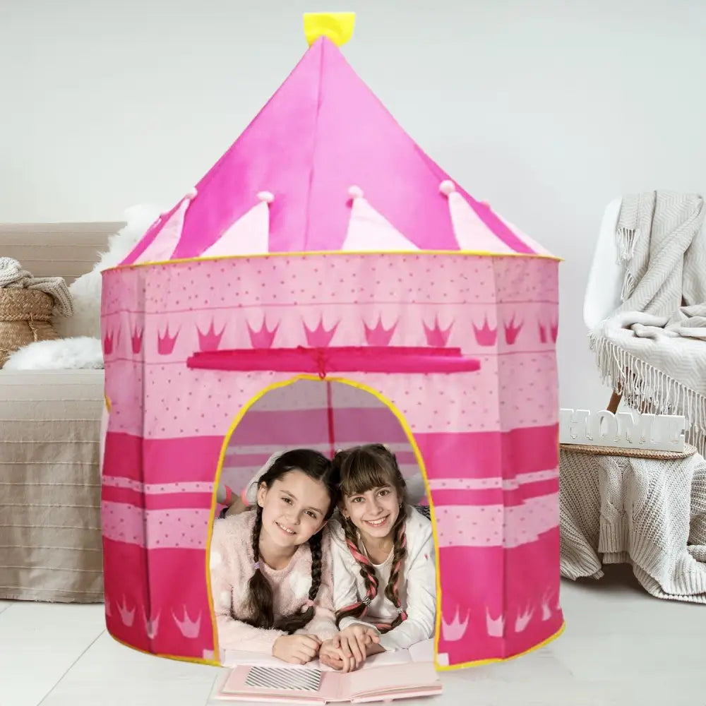 GOMINIMO Kids 12 Crowns Tent (Pink) GO-KT-109-LK - Baby & Kids > Kid’s Furniture