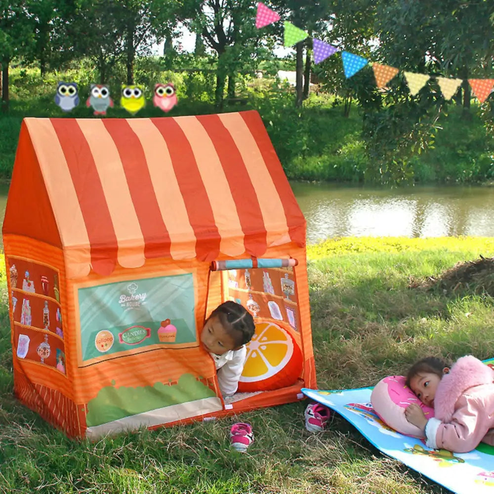 GOMINIMO Kids Dessert House Tent (Brown) GO-KT-108-LK - Baby & Kids > Kid’s Furniture