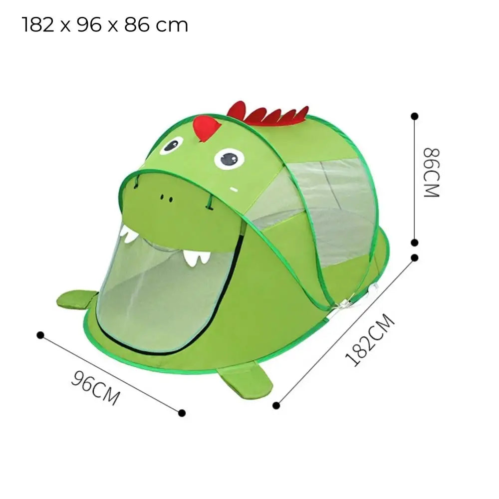GOMINIMO Kids Dinosaur Pop-up Tent (Green) GO-KT-115-LK - Baby & Kids > Kid’s Furniture
