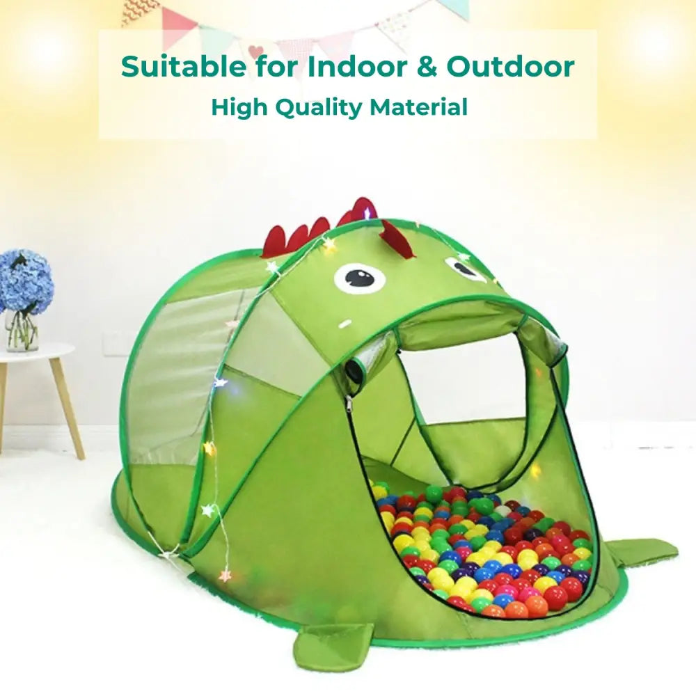 GOMINIMO Kids Dinosaur Pop-up Tent (Green) GO-KT-115-LK - Baby & Kids > Kid’s Furniture