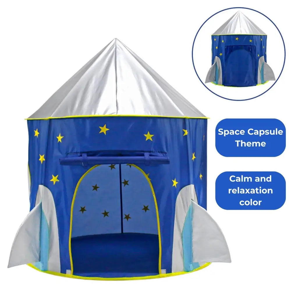 GOMINIMO Kids Space Capsule Tent (Blue) GO-KT-105-LK - Baby & Kids > Kid’s Furniture