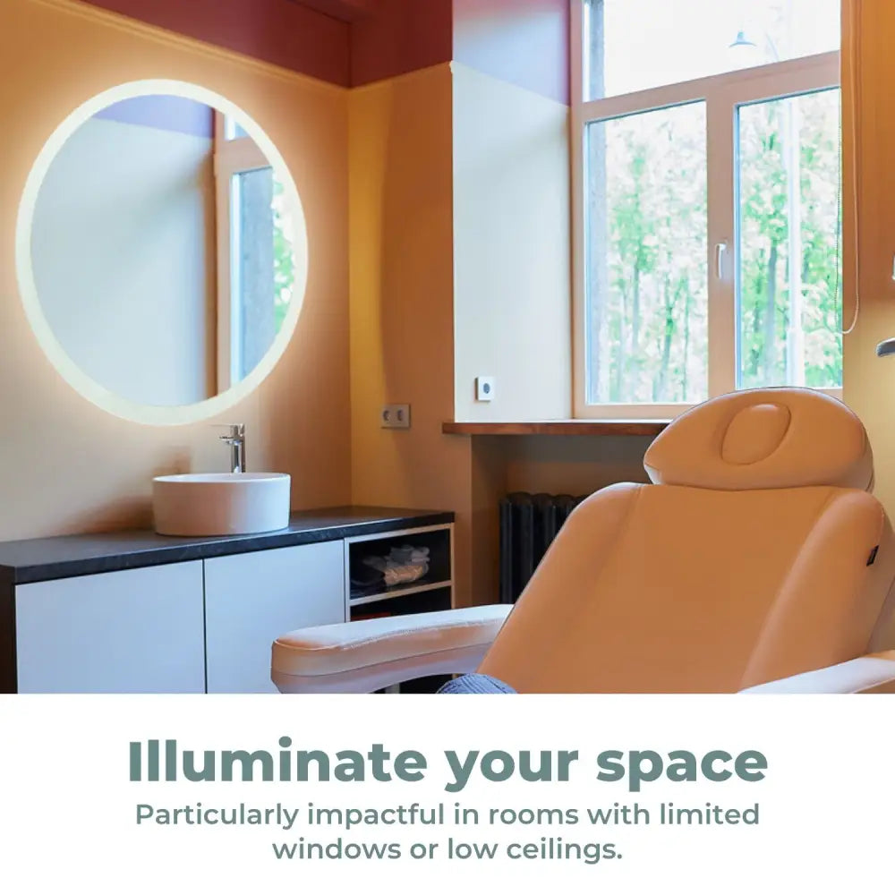 GOMINIMO LED Mirror 800mm Round - Auto Accessories > Auto Accessories Others > Automotive Repair & Speciality Tools
