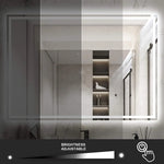 GOMINIMO LED Mirror with Bluetooth Speaker 800mm Rectangle - Audio & Video > Musical Instrument & Accessories > Audio