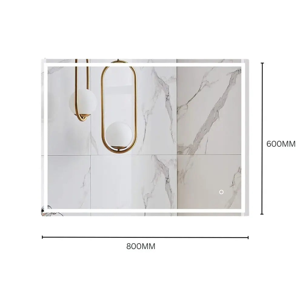 GOMINIMO LED Mirror with Bluetooth Speaker 800mm Rectangle - Audio & Video > Musical Instrument & Accessories > Audio