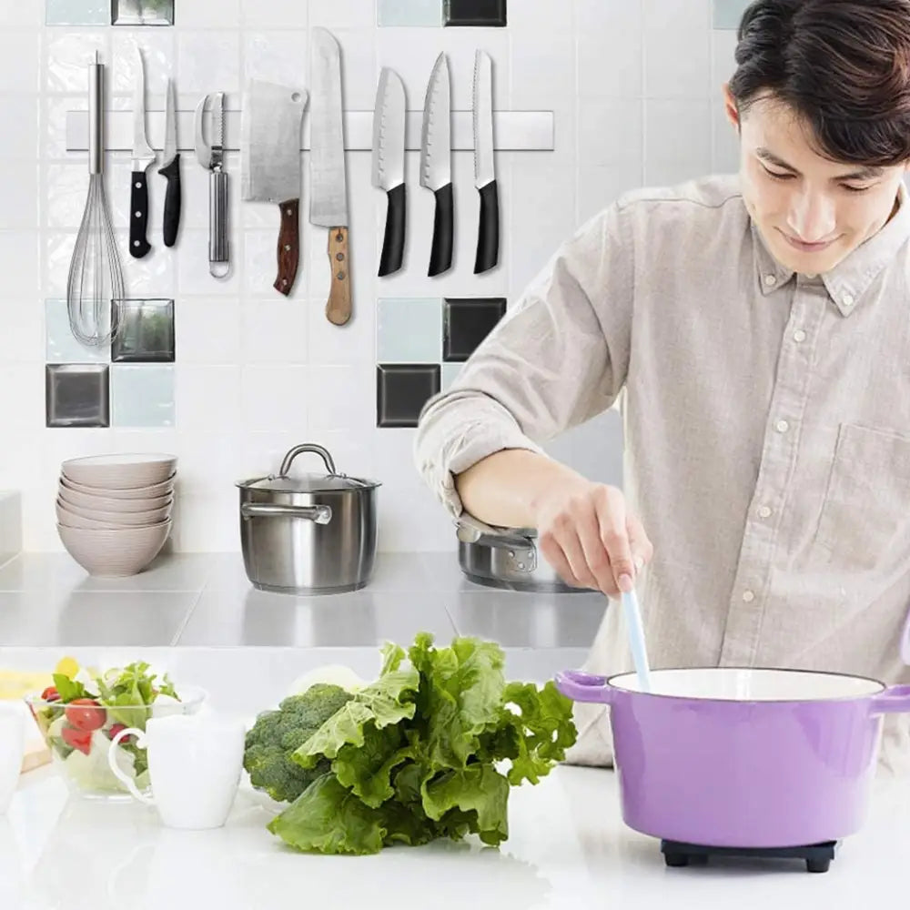 GOMINIMO Magnetic Knife Strip 30cm - Home & Garden > Storage