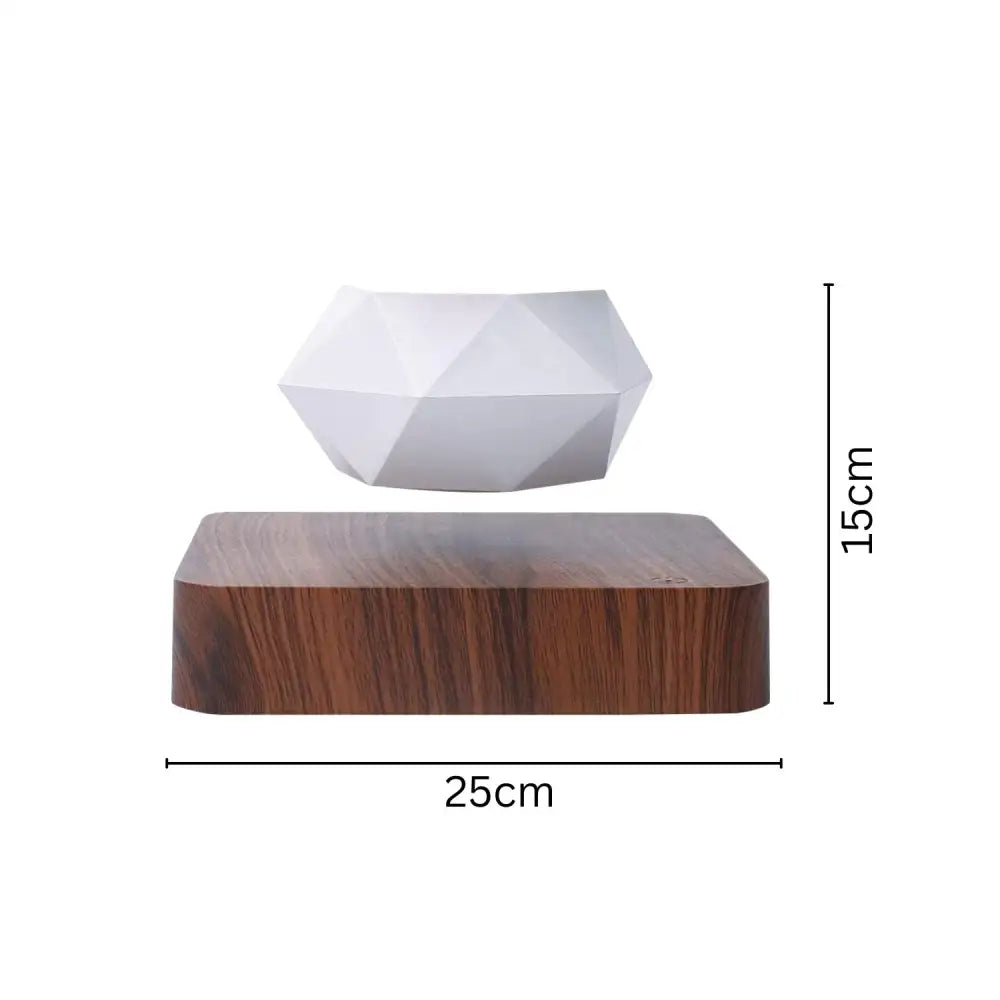 GOMINIMO Magnetic Levitating Plant Pot Dark Brown Base - Home & Garden > Decor