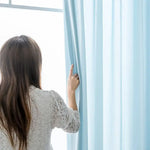 GOMINIMO Natural Linen Blended Curtains (Set of 2 W132cm x D274cm Dark Blue) GO-CNB-110-MM - Home & Garden > Decor