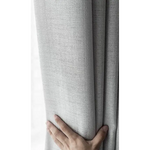 GOMINIMO Natural Linen Blended Curtains (Set of 2 W132cm x D274cm Light Grey) GO-CNB-109-MM - Home & Garden > Decor