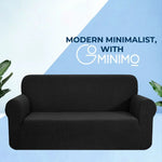 GOMINIMO Polyester Jacquard Sofa Cover 2 Seater (Grey) HM-SF-100-RD - Furniture > Sofas
