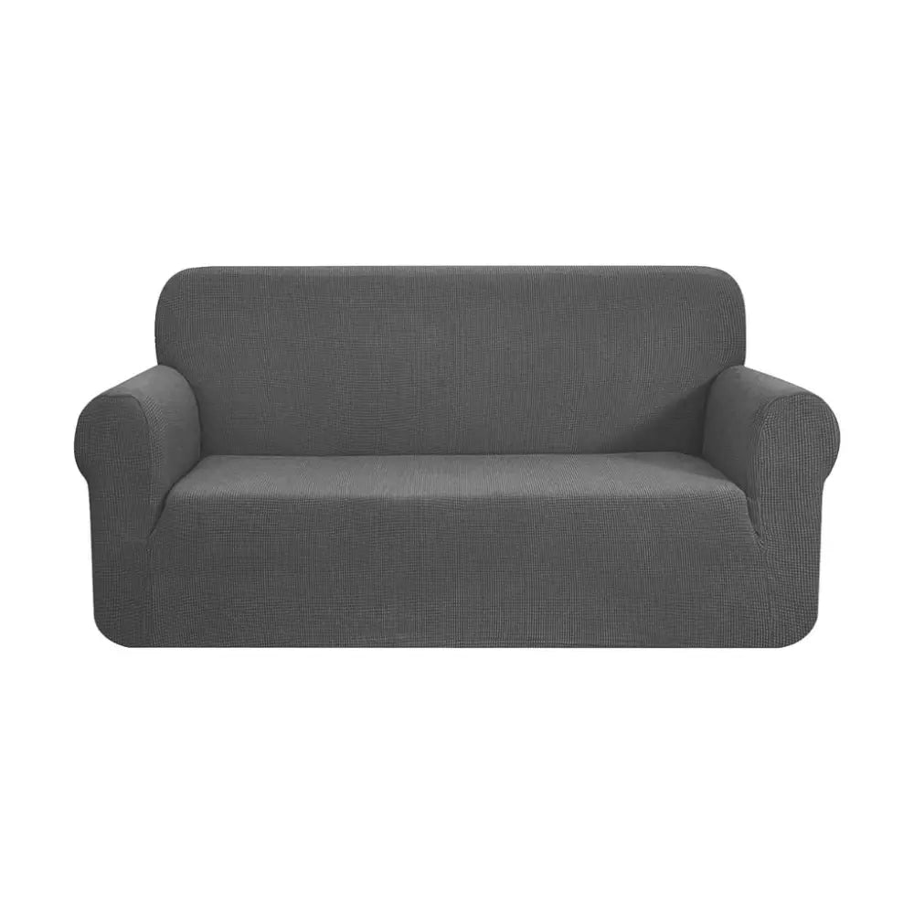GOMINIMO Polyester Jacquard Sofa Cover 2 Seater (Grey) HM-SF-100-RD - Furniture > Sofas