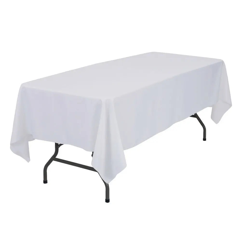 GOMINIMO Polyester Table Cloth 230cm (White) - Home & Garden > Shading > Umbrellas & Sunshades