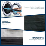 GOMINIMO Polyester Table Cloth 230cm (White) - Home & Garden > Shading > Umbrellas & Sunshades