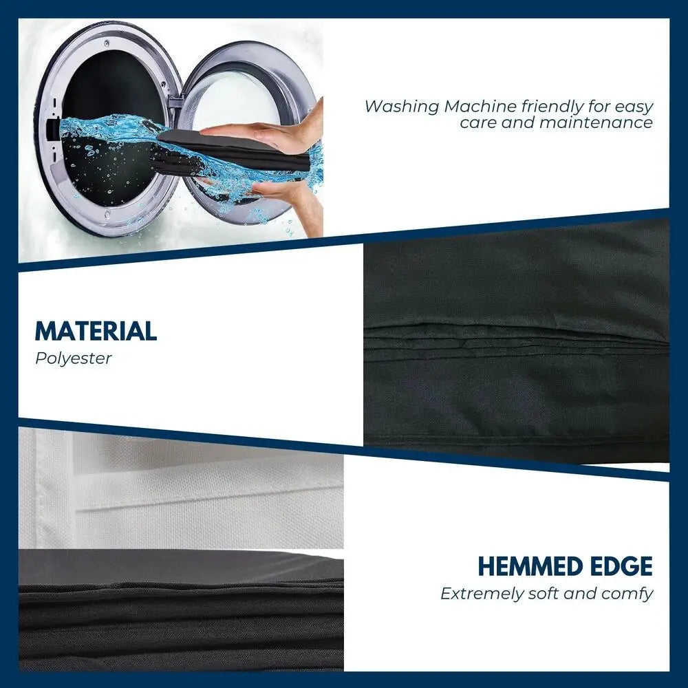 GOMINIMO Polyester Table Cloth 230cm (White) - Home & Garden > Shading > Umbrellas & Sunshades