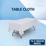 GOMINIMO Polyester Table Cloth 230cm (White) - Home & Garden > Shading > Umbrellas & Sunshades