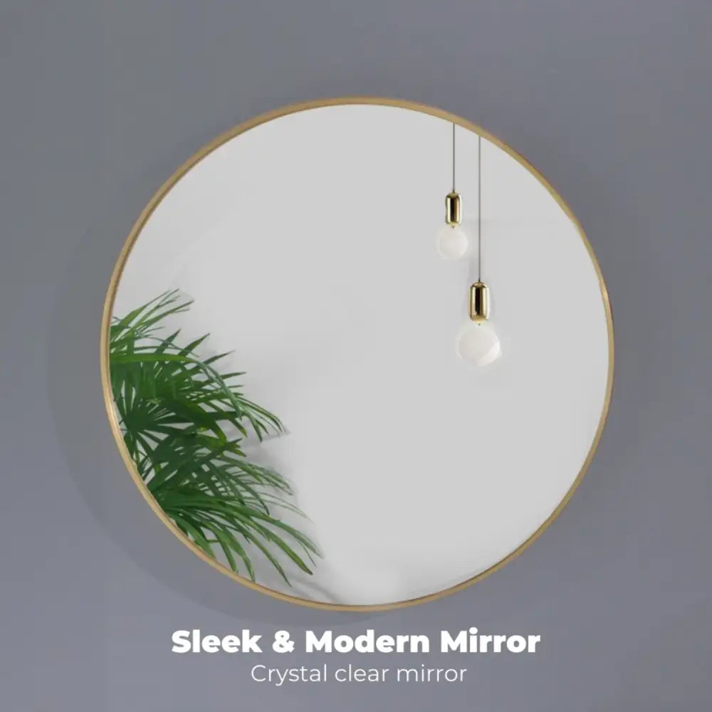 GOMINIMO Round Mirror Without LED Lights (60cm) - Home & Garden > Decor > Mirrors