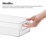 GOMINIMO Set of 8 Clear Fridge Food Storage Containers GO-FSC-101-HLL - Home & Garden > Storage