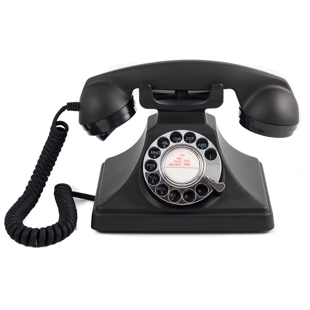 GPO Retro 200 Rotary Telephone - Black - Home & Garden > Wall Art