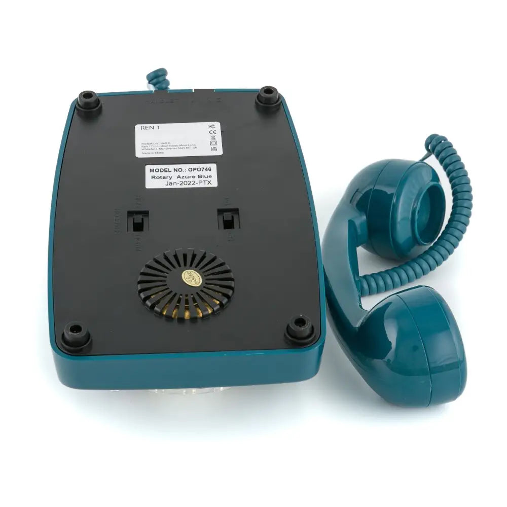 GPO Retro 746 Rotary Telephone - Azure Blue - Home & Garden > Wall Art