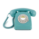 GPO Retro 746 Rotary Telephone - Blue - Home & Garden > Wall Art