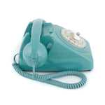 GPO Retro 746 Rotary Telephone - Blue - Home & Garden > Wall Art