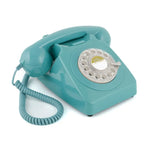 GPO Retro 746 Rotary Telephone - Blue - Home & Garden > Wall Art