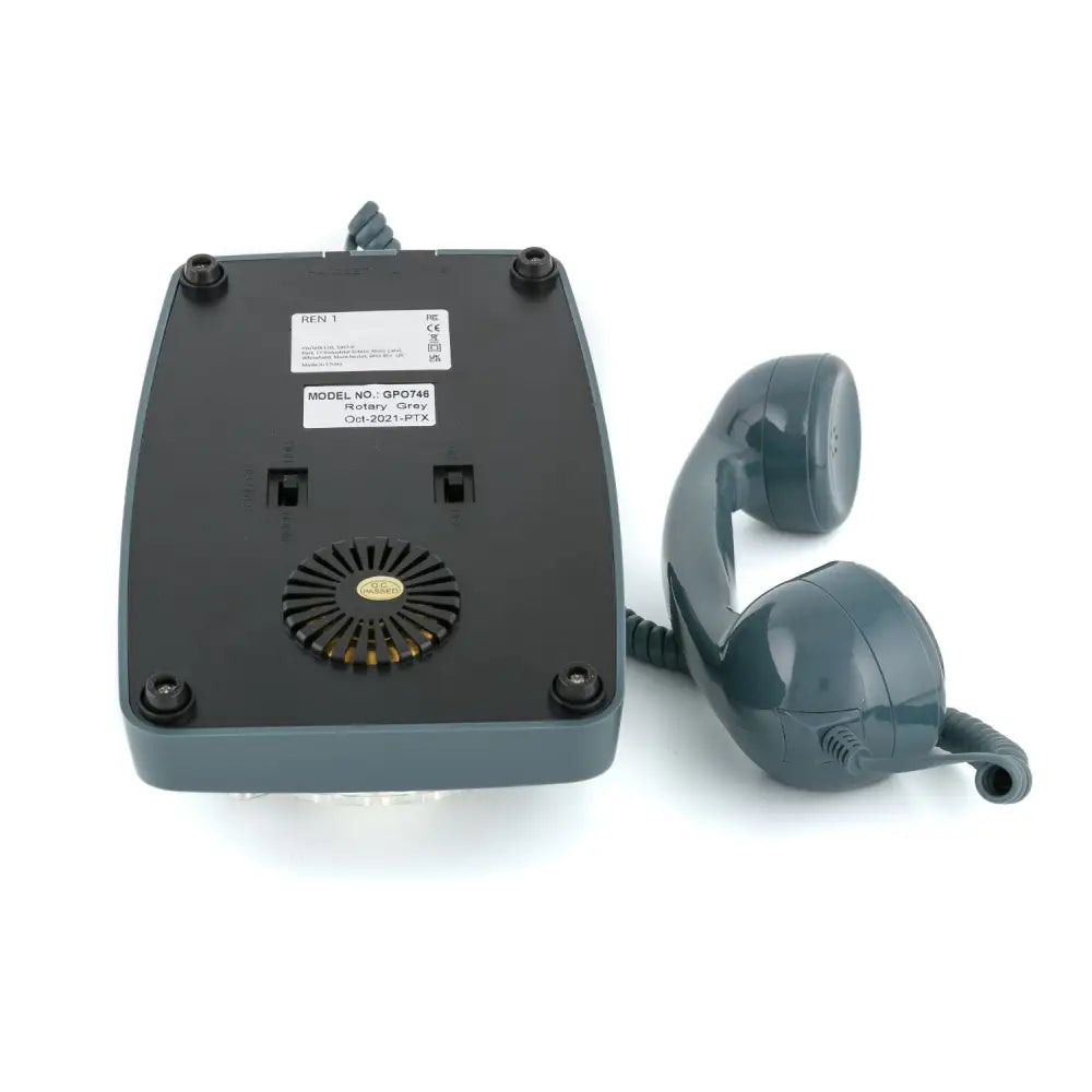 GPO Retro 746 Rotary Telephone - Grey - Home & Garden > Wall Art
