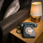 GPO Retro 746 Rotary Telephone - Grey - Home & Garden > Wall Art