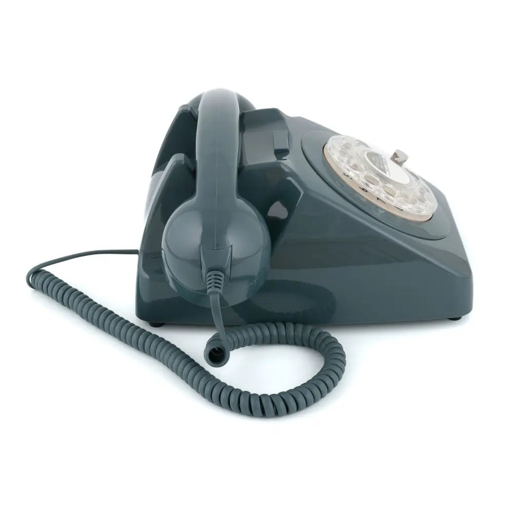 GPO Retro 746 Rotary Telephone - Grey - Home & Garden > Wall Art