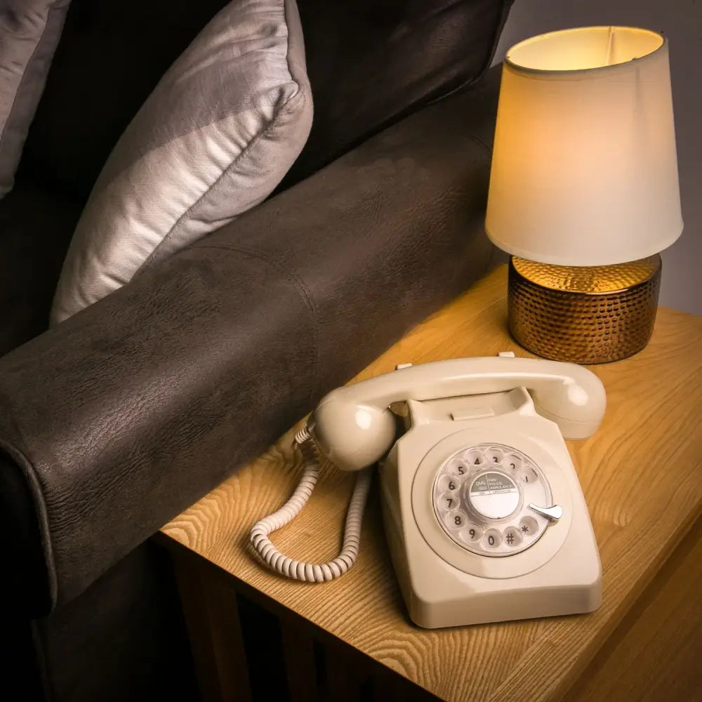 GPO Retro 746 Rotary Telephone - Ivory - Home & Garden > Wall Art