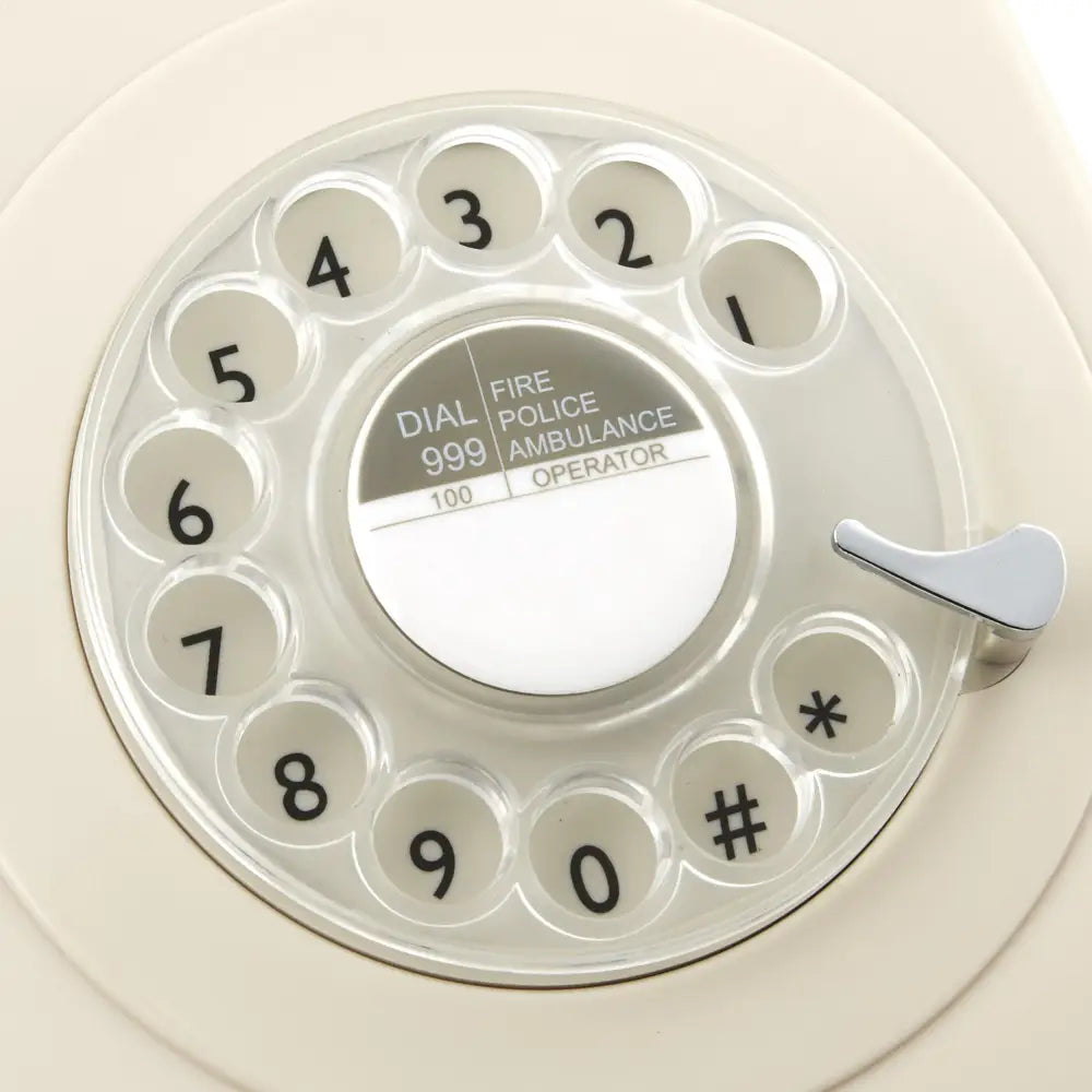 GPO Retro 746 Rotary Telephone - Ivory - Home & Garden > Wall Art
