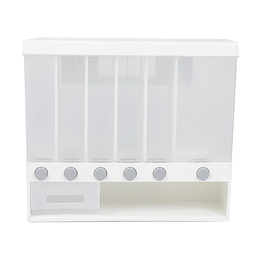 Grain Container Cereal Dispenser 10L Dry Food Rice Flour Storage Box Wall - Home & Garden > Storage