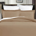 Grand Aterlier Pima Cotton Khaki Quilt Cover Set King - Home & Garden > Bedding > Duvet Covers