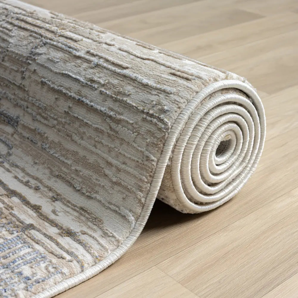 Grande Jacquard Rug - Stone - 160x230 - Home & Garden > Rugs