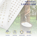 Grandeur Double Mattress Latex Foam 7 Zone Pocket Spring - Furniture > Mattresses