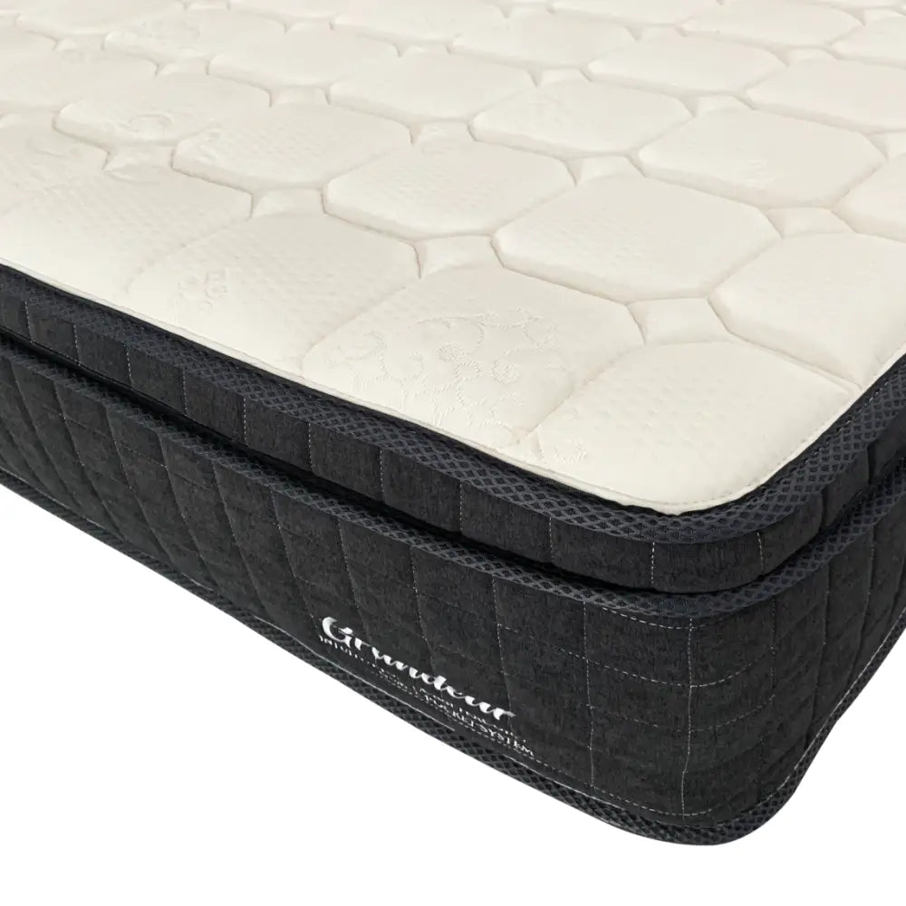 Grandeur King Single Mattress Latex Foam 7 Zone Pocket Spring - Furniture > Mattresses