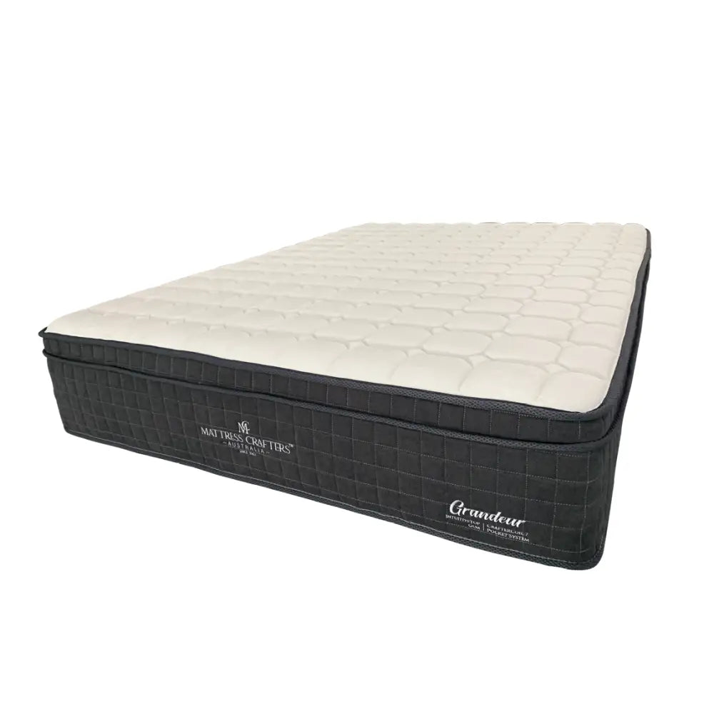 Grandeur Single Mattress Latex Foam 7 Zone Pocket Spring - Furniture > Mattresses