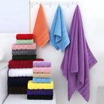 Gray Luxury Cotton Towel Set - 6-Piece Ultra-Soft Bath Hand and Washcloth Set - Home & Garden > Bathroom Accessories >