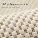 Gray Non-Slip Loofah-Style Bathroom Mat - Quick-Dry and Soft 44*75cm - Home & Garden > Bathroom Accessories > Bath Mats