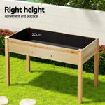 Green Fingers Raised Garden Bed 2x Elevated 120x60x80cm Wooden Planter Box Container - Home & Garden > Garden Beds >
