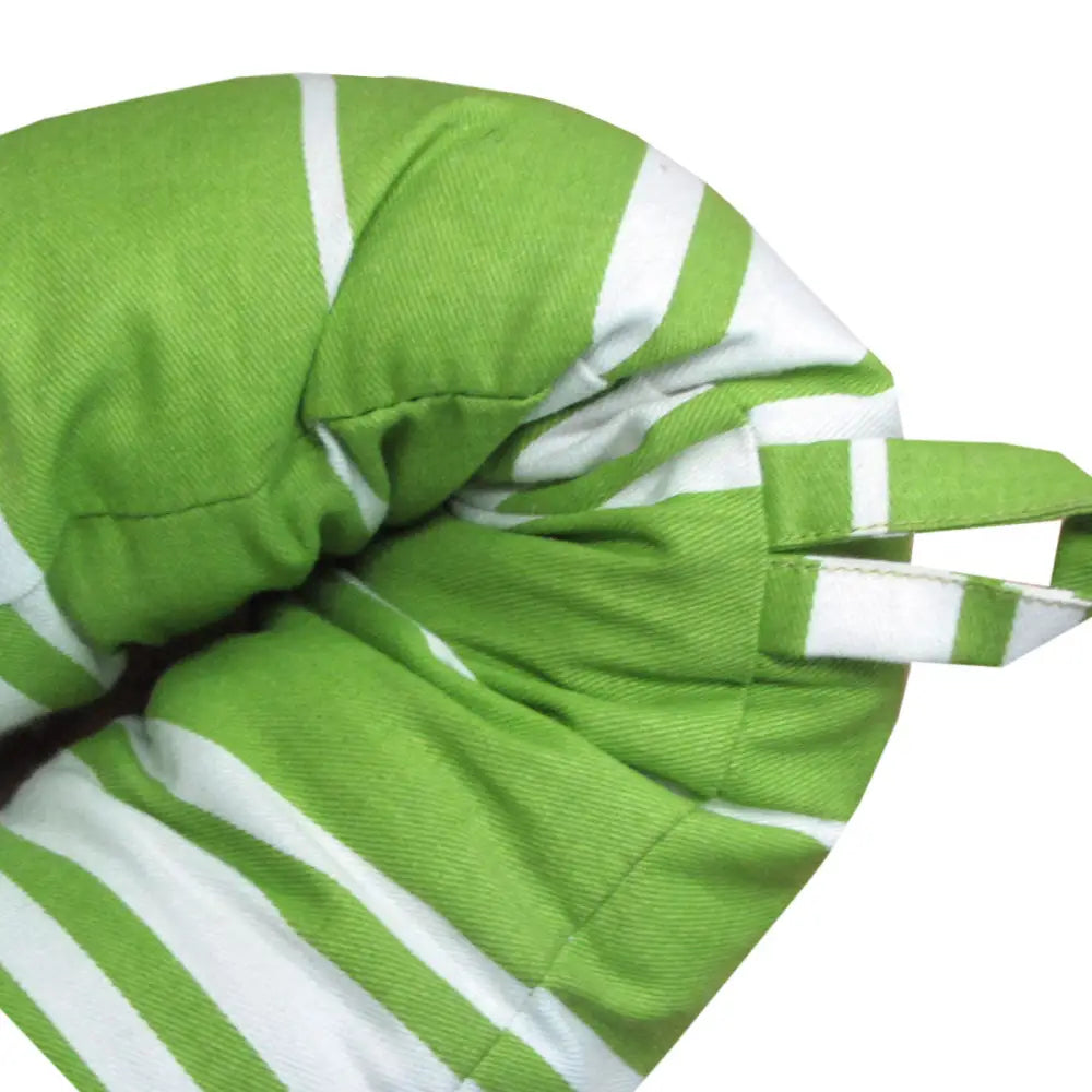 Green Striped 320g Light Weight Draught Excluder 90 x 14 cm - Home & Garden > Decor