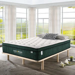Green Tea Cool Gel Memory Foam Mattress 36cm 5 Zone Double - Furniture > Mattresses