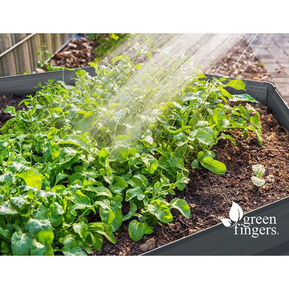 Greenfingers 2x Garden Bed 130x130x46cm Planter Box Raised Container Galvanised - Home & Garden > Garden Beds